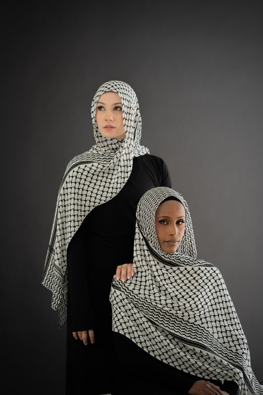 Keffiyeh - Printed Modal Hijab